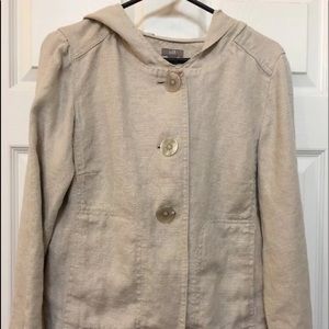 J. Jill hemp hooded jacket